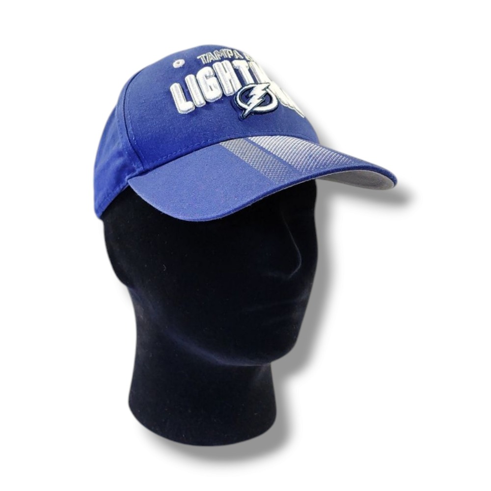 Tampa Bay Lightning NHL Authentic Snap Back Blue Hockey Hat Cap Youth Kids